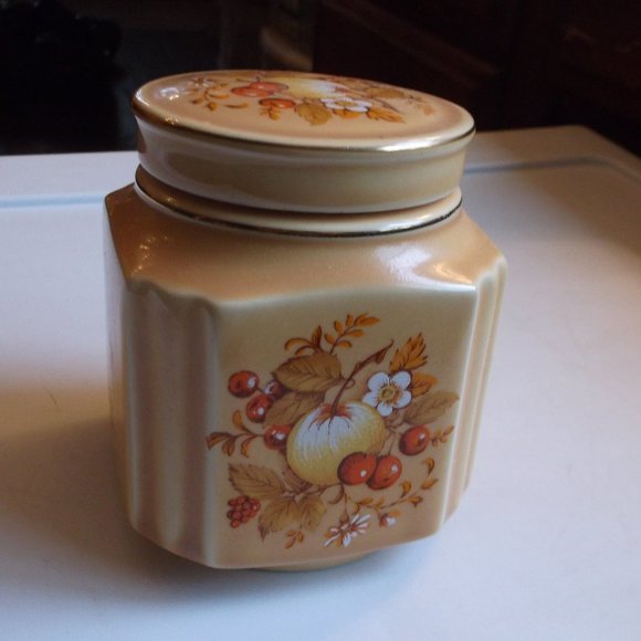 vintage porcelain tea jar Sadler England - Picture 1 of 4